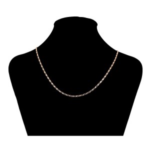 Oriģināla apzeltīta ķēde, 18к zelta pārklājums, garums 60 cm
